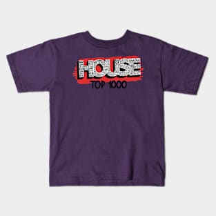 House Top 1000 dubbel bedrukt wit Kids T-Shirt
